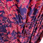Lands' End NWT Floral Dolman Sleeve Lightweight Short Cover Up Dress Sz M 1 Photo 3
