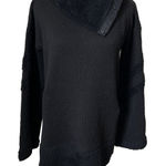 Smartwool  Womens Tunic Sweater Size Medium Lodge Cozy Black Button‎ Turtleneck Photo 0