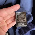 Cupcakes and Cashmere Linen Blend Open Blazer Navy Size Large Blue Photo 4