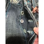 Antik Denim  Womans Button Fly embroidered Bermuda Shorts Sz 29 NWT Photo 4