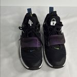 Nike  Athletic Shoes Black with Purple and White Accents Photo 1