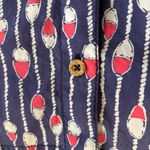 Lilly Pulitzer Cruiser Shirt Camp Oh Buoy Swim Lanes Size 10 Nautical Fisherman Photo 2