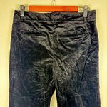 White House | Black Market Size 4 The Slim Pants Velvet Black Career Trouser WHBM Photo 6