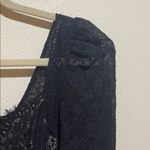 For Love & Lemons Harlow Black Lace Slip Sheer Ruched Dress Sexy Size XXS Photo 5