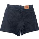 Levi's Shorts Womens 8 Black 560 Relaxed Fit Denim High Rise Jean Spandex Y2K Photo 1