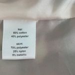 Hutch Anthropologie Blue Fit & Flare Metallic Arrowhead Short Mini Dress Size 8 Photo 9