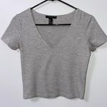 Forever 21 Gray Crop Top Photo 0