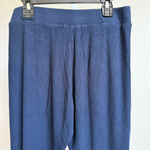 Stateside sz S Navy Blue Waffle-Knit Lounge Jogger Pants Photo 7