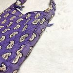 Vera Bradley  Simply Violet Purple Paisley Quilted Shoulder Bag Retired Pattern Photo 11