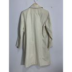 1 Madison Womans Yellow Button Up Rain Coat Small Photo 1