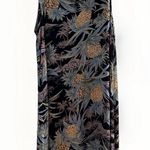Citron Santa Monica Dress Pineapple Tropical‎ Tank Shift Art Sleeveless SizeM Black Size M Photo 3
