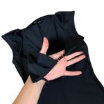 Finesse Black Cutout Bust Bodycon Maxi Dress Sleeveless Stretch Evening XS Photo 3