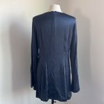 Treasure & Bond  Shift Dress Womens Sz Large Navy Long Sleeve Photo 4