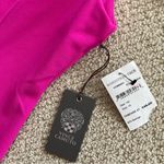 Vince Camuto NEW Fuchsia Off the Shoulder Bodycon Midi Dress Size 10 Fitted NWT Photo 4
