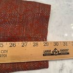 Worth New York Brielle Pants Women’s Magenta Leaf Jacquard Dress Trousers Sz 4 Brown Photo 4