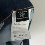 SheIn Curve Women’s Rolled Hem Jeans Medium Wash Blue Size 4XL Photo 4