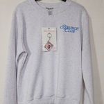 Brunch club women's gray sweatshirt size medium Photo 2