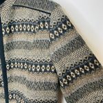 Christopher Banks Wool Tribal Blazer Sz Small Lady Jacket Black Photo 6