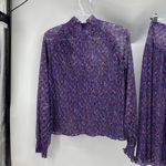 Vintage Liz Robert’s purple sheer top an skirt bohemian size M cottagecore Size M Photo 7