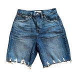Madewell High Rise Mid Length Shorts Cut Offs Size 24 Photo 2