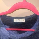 Jess & Jane Elegant Abstract Women's lightweight Sweater top shirt woman’s S Blue Photo 3