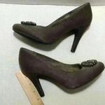 Rocket Dog Woman’s Size 8.5 Brown/Bronze with Beaded Embellishment Satin… Brown Photo 2