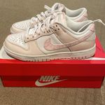 Nike  White and Light Pink Athletic Shoes Photo 3