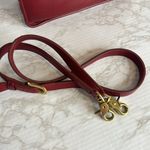 Coach Vtg Willis 90s Rare Red Leather Crossbody Satchel Bag style 9927 purse Photo 3