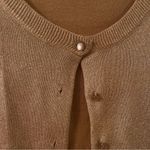 Women’s Gold Metallic Long Sleeve Button Photo 3