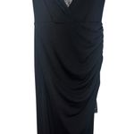 Katie May  X NOEL AND JEAN The Unexpected Lace Inset Maxi Gown In Black Photo 4