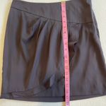 Banana Republic  Dark Purple Pleated Draped Mini Skirt Photo 4