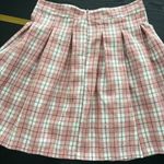 Sim & Sam Pink Plaid Knee Length Skirt Size Small EUC Photo 3