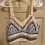 Rebellion  Multicolor Crochet Bralette Photo 1