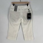 Adidas WCC Clima Cool White Stretch Performance Wear Capris Womens Size 2 Photo 5