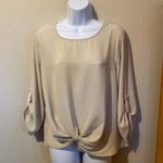 Hippie Rose Cream Blouse Photo 0