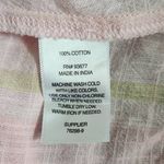 a.n.a  Pink Striped Crop Top Cotton Striped Boho Top Size XL NWOT Powder Pink Top Photo 6