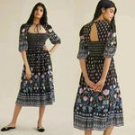 Anthropologie  Dasha Smocked Midi Dress Size XS NWOT $180 Photo 1