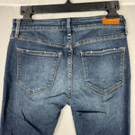 Abercrombie & Fitch Abercrombie Harper Ankle Distressed Skinny Jeans Dark Wash 26 Short Cut Off Hem Photo 10