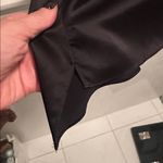 Elie Tahari  black silk lace tunic top scoop neck full sleeve $350 XL Photo 4