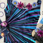 Women’s one piece colorful purple blue black bathing suit Multiple Size 10 Photo 9