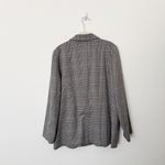 Madewell [] Caldwell Oversized Menswear Plaid Double Breasted Blazer Jacket Sz XL Photo 2