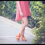 Lucky Brand Lucky Brand Marinah Orange Wedge Sandals Photo 1
