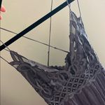 Free People  Adela Elegant Lace Trim Dress Photo 4