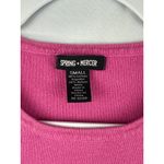 Spring + Mercer Womens Sleeveless Pink Knit Top S Photo 1