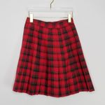 Y2k Weathervane Red Plaid Skirt Retro Vintage Schoolgirl Skirt Size 8 Photo 4