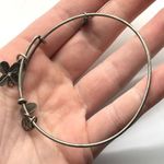 ALEX AND ANI Four Leaf Clover silver tone bangle bracelet lucky Irish lucky Photo 4