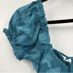 Urban Outfitters  Y2K coquette fairy boho Becca blue summer floral midi dress xs Photo 6