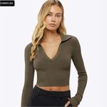 Cuts Clothing NWT •  CoreflexT™ Long Sleeve Ribbed Polo in Size XS Photo 6