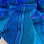 Pendleton 14 Blue Plaid Wool Midi Skirt Western Indie Vintage New Deadstock Photo 3