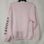 Snoopy laying on Football Sweatshirt women's XS Pink Photo 5